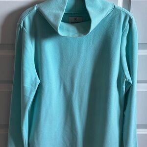 Dudley Stephens Park Slope Mint Cowl Neck Sweater